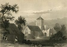 Old Shoreham Church 1835. Creator: Unknown