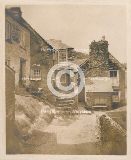 'Old Smuggler's House - Polperro', 1927. Artist: Unknown.