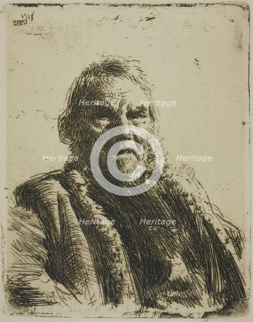 Old Soldier ("Prinsen"), 1911. Creator: Anders Leonard Zorn.