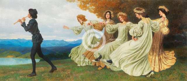 Old Song, 1905. Creator: Lenz, Maximilian (1860-1948).