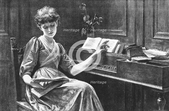 ''"Old Song's" after R. Poetzellberger', 1890. Creator: Unknown.