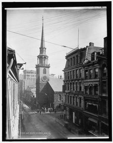 Old South Church Old South Meeting House, Boston, between 1890 and 1899. Creator: Unknown