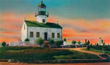 Old Spanish Lighthouse, Built 1850. San Diego, California c1941
