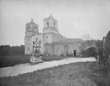 Old Spanish Mission, San Antonio, Texas c1897. Creator: Unknown