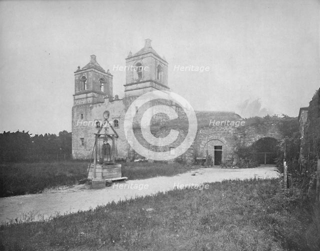 'Old Spanish Mission, San Antonio, Texas', c1897. Creator: Unknown.