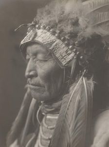 Old Tail, 1908. Creator: Edward Sheriff Curtis