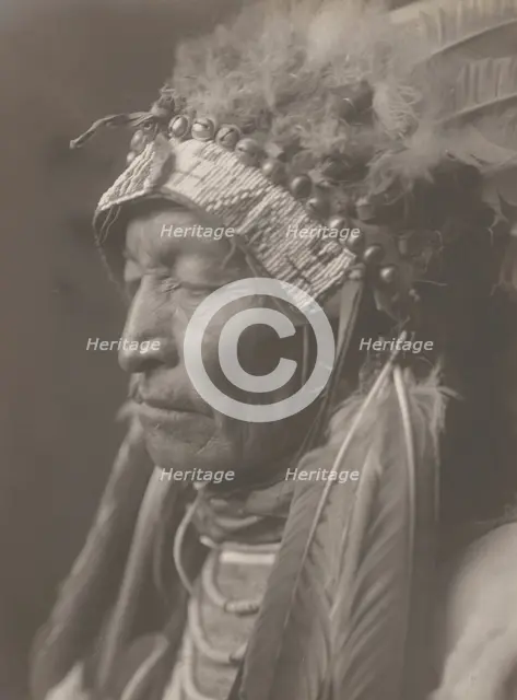 Old Tail, 1908. Creator: Edward Sheriff Curtis.