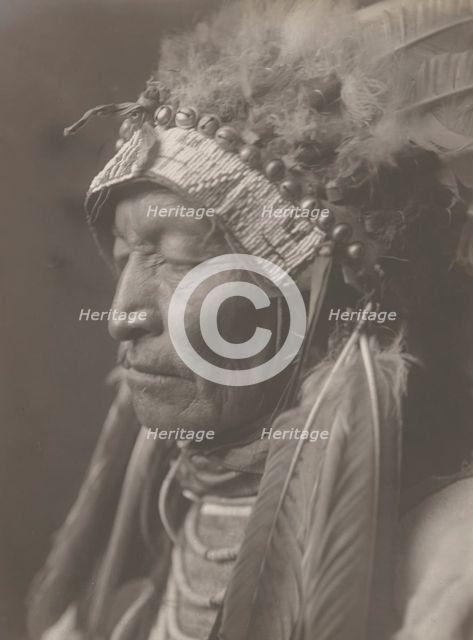 Old Tail, 1908. Creator: Edward Sheriff Curtis.