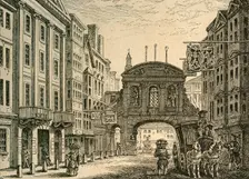 Old Temple Bar and the Devil Tavern, (1897). Creator: Unknown