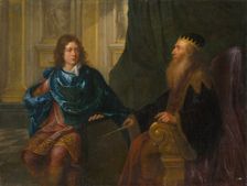 Old Testament Scene (Solomon and King David), around 1700. Creator: Gerard de Lairesse