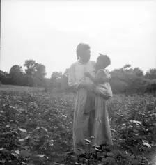Old time Mississippi Negro living on a cotton patch near Vicksburg, Mississippi, 1936. Creator: Dorothea Lange