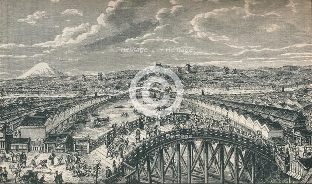 Old Tokyo: the city of Edo, seat of the government of the shoguns for hundreds of years, 1907. Artist: Unknown.