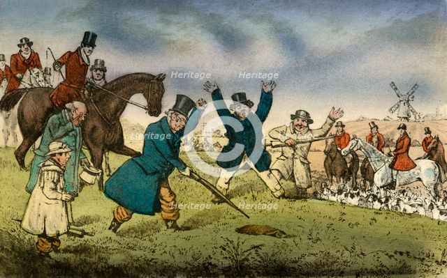 'Old Tom', the Veteran Hare, and his Experiences', 1838. Artist: Henry Thomas Alken.