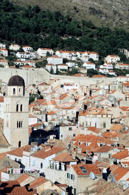 Old Town, Dubrovnik, Croatia. Creator: Vivienne Sharp.