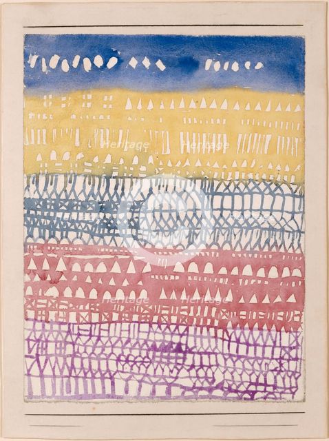 Old Town, (Overview), 1928. Creator: Paul Klee.