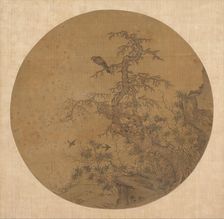Old Tree, Bamboo, and Birds, late 14th-early 15th century. Creator: Unknown