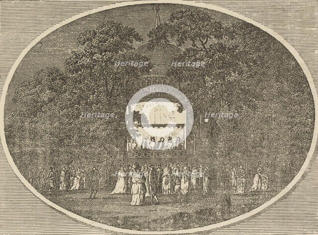 Old Vauxhall Gardens from Mr J. F. Bursill's 'Lambeth Collection', 1892. Creator: Unknown.