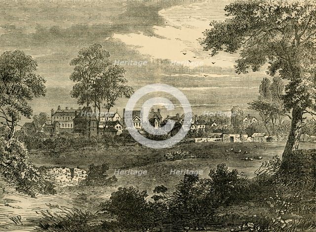 'Old View of Kensington, about 1750', (c1876). Creator: Unknown.