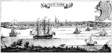 Old view of New York, 1730 (c1880)