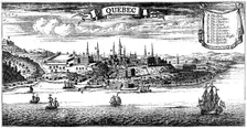 Old view of Quebec, 1730 (c1880)
