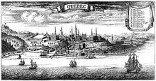 Old view of Quebec, 1730 (c1880)