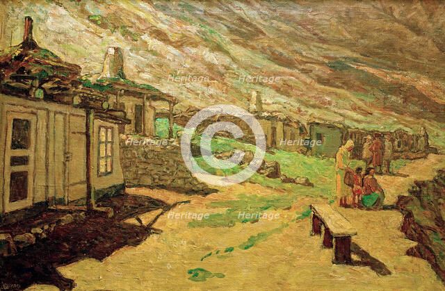 Old village in the Caucasus, 1940. Creator: Vogeler, Heinrich (1872-1942).