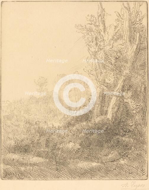 Old Village (Ville vieille). Creator: Alphonse Legros.