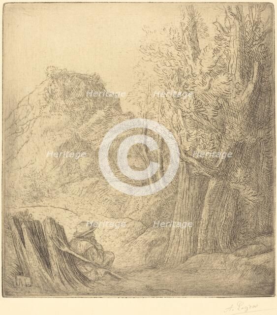 Old Village (Ville vieille). Creator: Alphonse Legros.