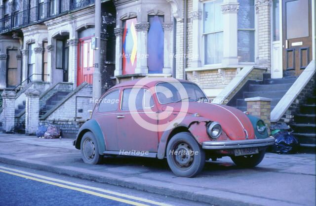 Old Volkswagen Beetle Banger. Artist: Unknown.