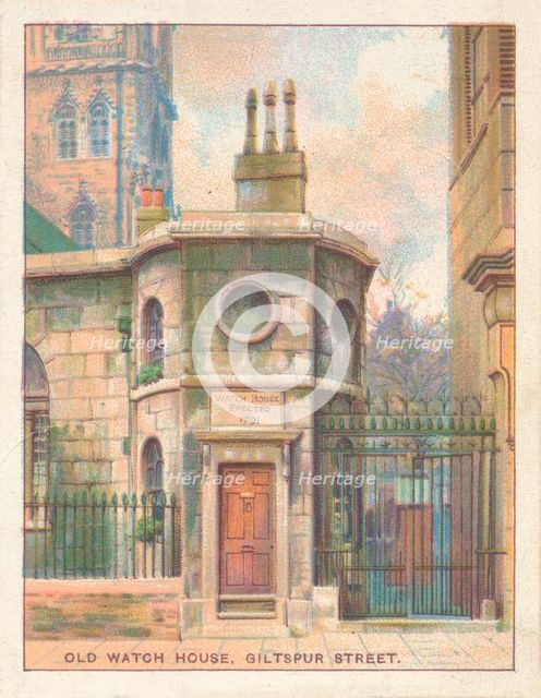 'Old Watch House, Giltspur Street', 1929. Artist: Unknown.