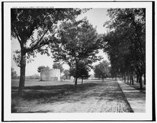 Old watch tower, Fort Snelling, Minn., c1902. Creator: William H. Jackson