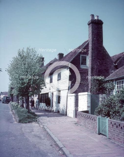 Old weatherboard house at Burwash, Sussex, c1955. Creator: Arthur Charles Kirby Ware.