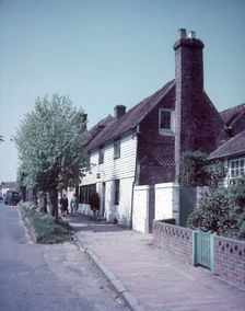 Old weatherboard house at Burwash, Sussex, c1955. Creator: Arthur Charles Kirby Ware