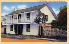 Old whaling station, Monterey, California, USA, 1940