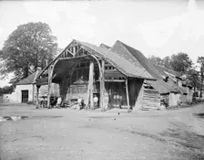 Old Wharf Storehouses, Newbury, Berkshire, c1860-c1922. Artist: Henry Taunt