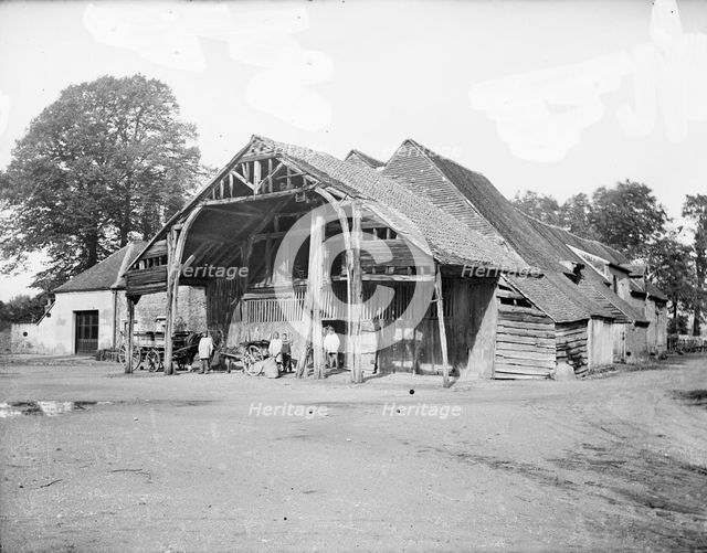 Old Wharf Storehouses, Newbury, Berkshire, c1860-c1922. Artist: Henry Taunt