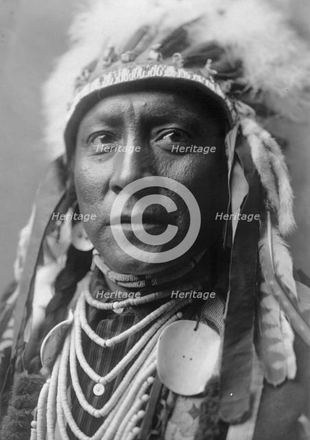 Old White Man, c1908. Creator: Edward Sheriff Curtis.