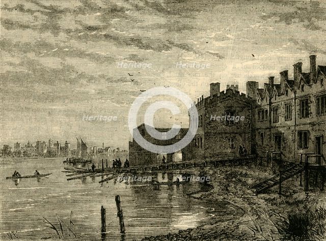 'Old Whitehall Stairs', (1881). Creator: Unknown.