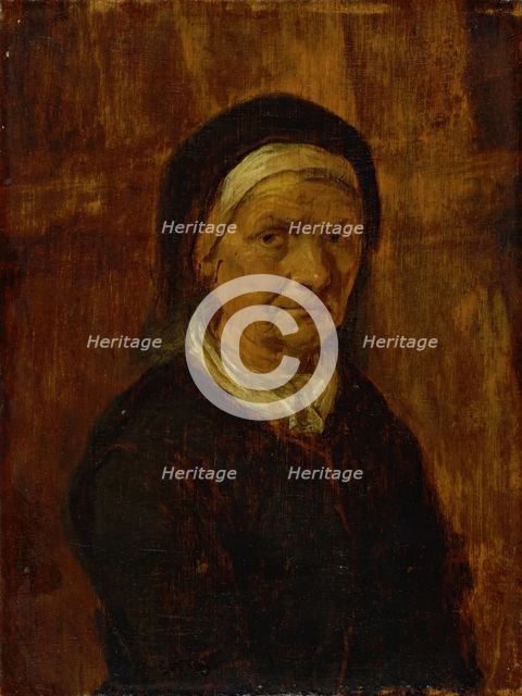 Old Woman, 1630. Creator: Adriaen Brouwer.