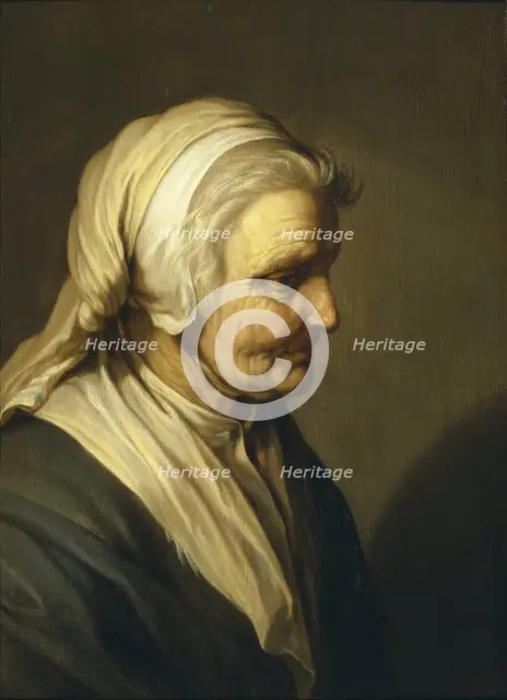 Old Woman, 1635. Creator: Abraham Bloemaert.