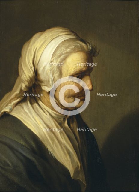 Old Woman, 1635. Creator: Abraham Bloemaert.