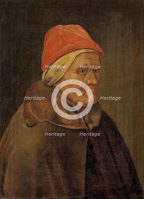 Old woman, 1709. Creator: Erik Larsson Sparre.