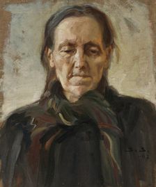 Old woman, 1907. Creator: Santeri Salokivi