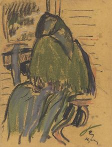 Old woman, 1925-1933. Creator: Zolo Palugyay