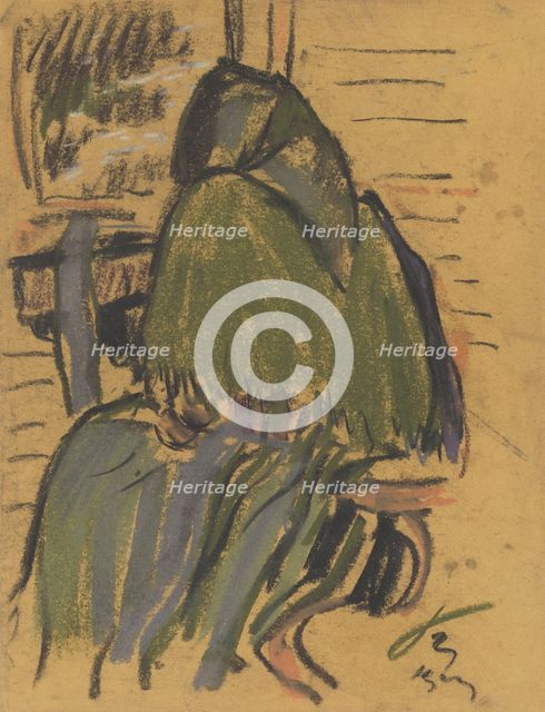 Old woman, 1925-1933. Creator: Zolo Palugyay.