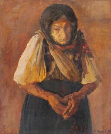 Old Woman, 1933. Creator: Vladimir Kovar