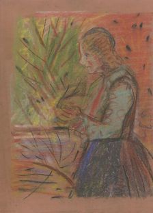 Old woman, 1935-1944. Creator: Arnold Peter Weisz-Kubincan