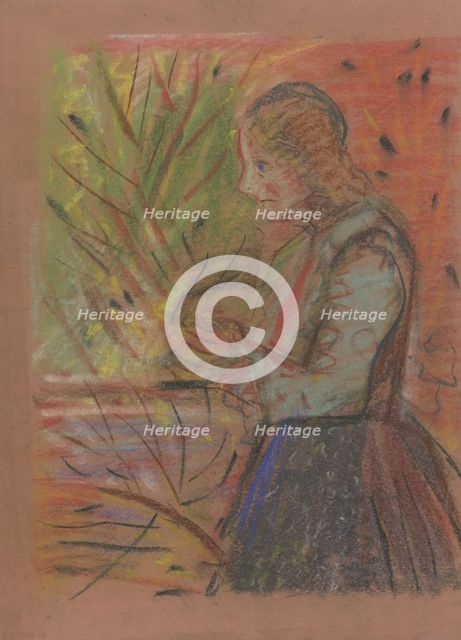 Old woman, 1935-1944. Creator: Arnold Peter Weisz-Kubincan.