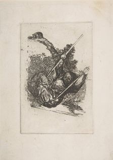 Old woman on a swing (Vieja columpiándose).n.d. Creator: Francisco Goya