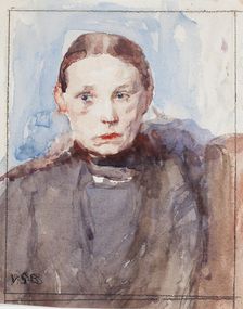 Old woman, Anna Richter, late 19th-early 20th century. Creator: Venny Soldan-Brofeldt